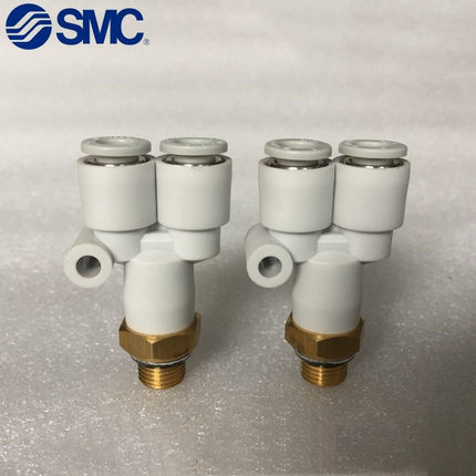 全新SMC KQU KQ2U04 06 08 10 12-U01 U02 U03 U04-X2气动Y形接头