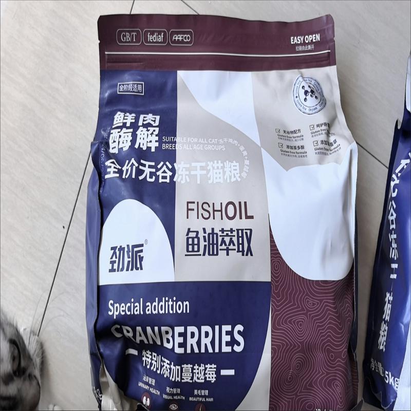 劲派雪花鸡肉绒包裹冻干 干鲜肉猫粮高蛋白营养成猫幼猫通用增肥
