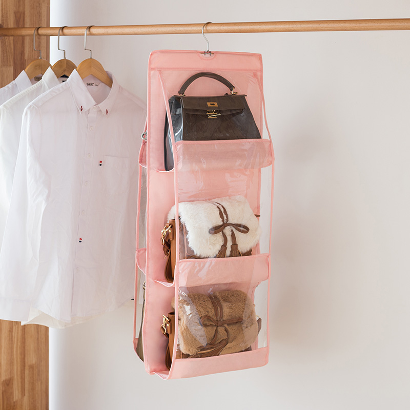 布艺收纳挂袋包包收纳神器放包包的架子防尘袋宿舍悬挂式置物架