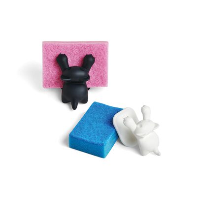 物舍×OTOTO小猫海绵收纳架Scrubby创意厨房海绵抹布免打孔收纳