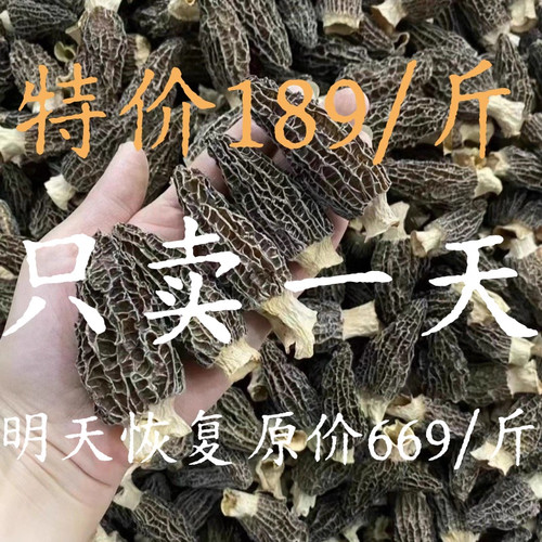 剪柄羊肚菌干货野生500g特级野生云南新鲜羊肚菇煲汤官方旗舰店