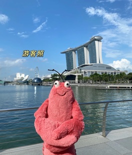 英国JELLYCAT Larry小龙虾拉里谢尔顿虾宝宝毛绒玩具安抚玩偶公仔