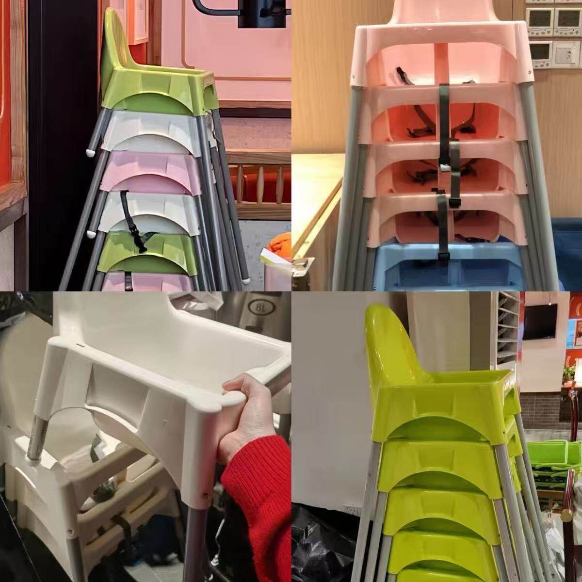 餐厅饭店儿童沙发椅海底捞儿童餐椅卡座宝宝座椅上商用婴儿餐椅