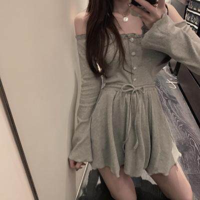 一字肩上衣女2020年秋季套装韩版修身性感长袖T恤ins潮高腰短裤裙|ruв категории плесень играть/Аниме/вокруг/cos/настольные игры, Косплей одежды/реквизит/услуги, Косплей женской одежды - от Buy2taobao.com для оказания профессиональной услуги покупки агента Taobao