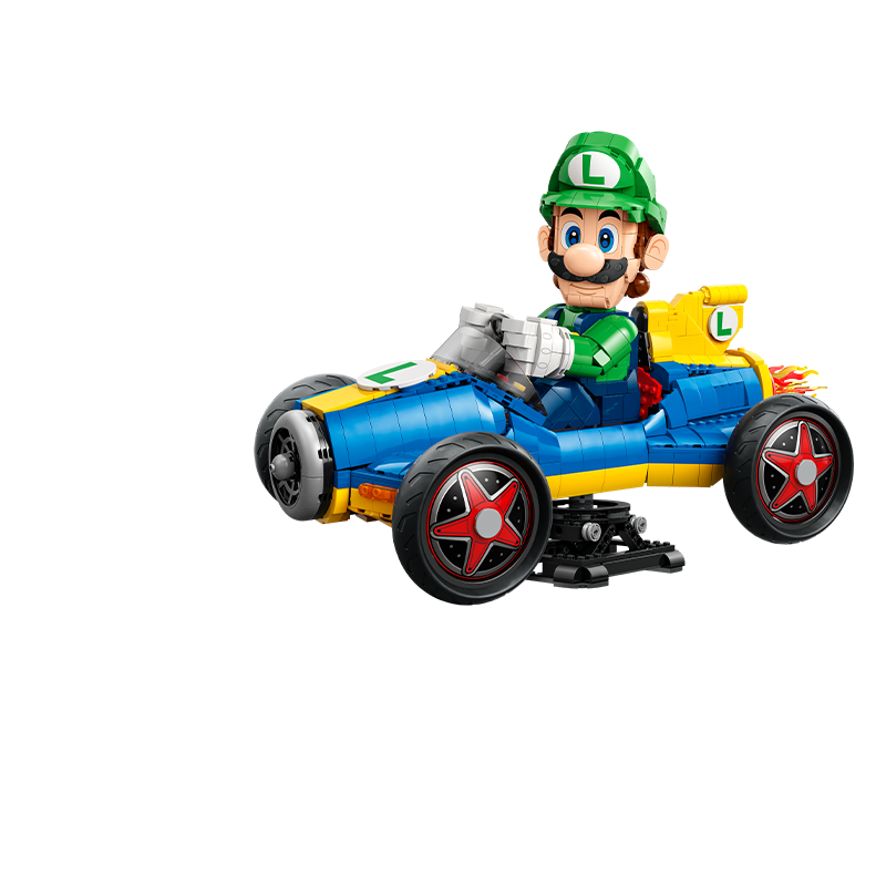 【新品预售】LEGO乐高72050马力欧卡丁车路易吉&力量男孩积木玩具