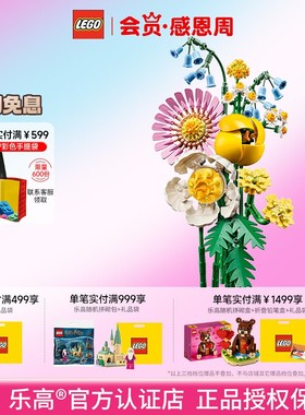LEGO乐高10347阳光缤纷花束植物男女孩礼物儿童拼搭积木玩具礼物