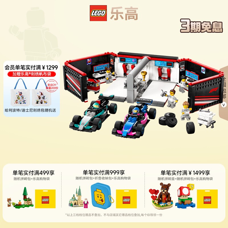 F1车库与梅赛德斯-AMG阿尔派赛车
