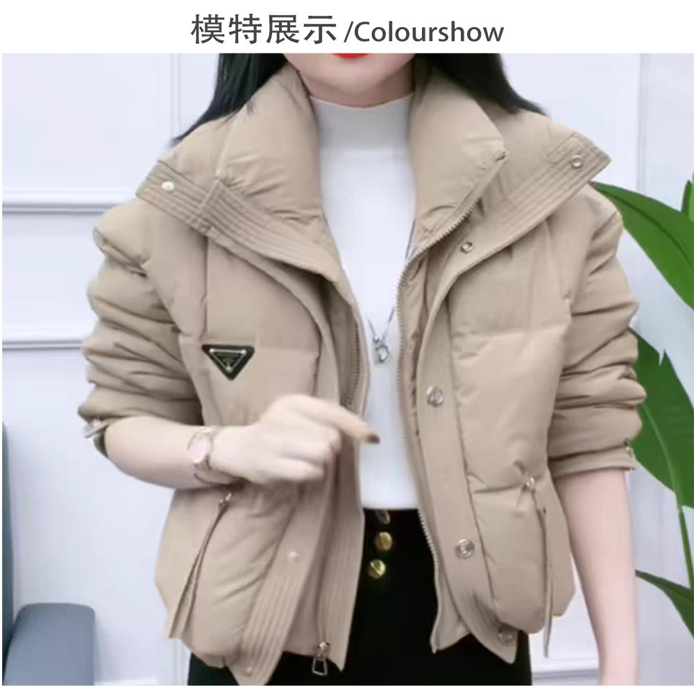 假两件棉服女款小个子2025冬羽绒服