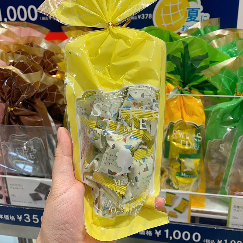 日本进口Mary's玛丽新品跳跳糖巧克力菠萝味六一儿童节零食礼物