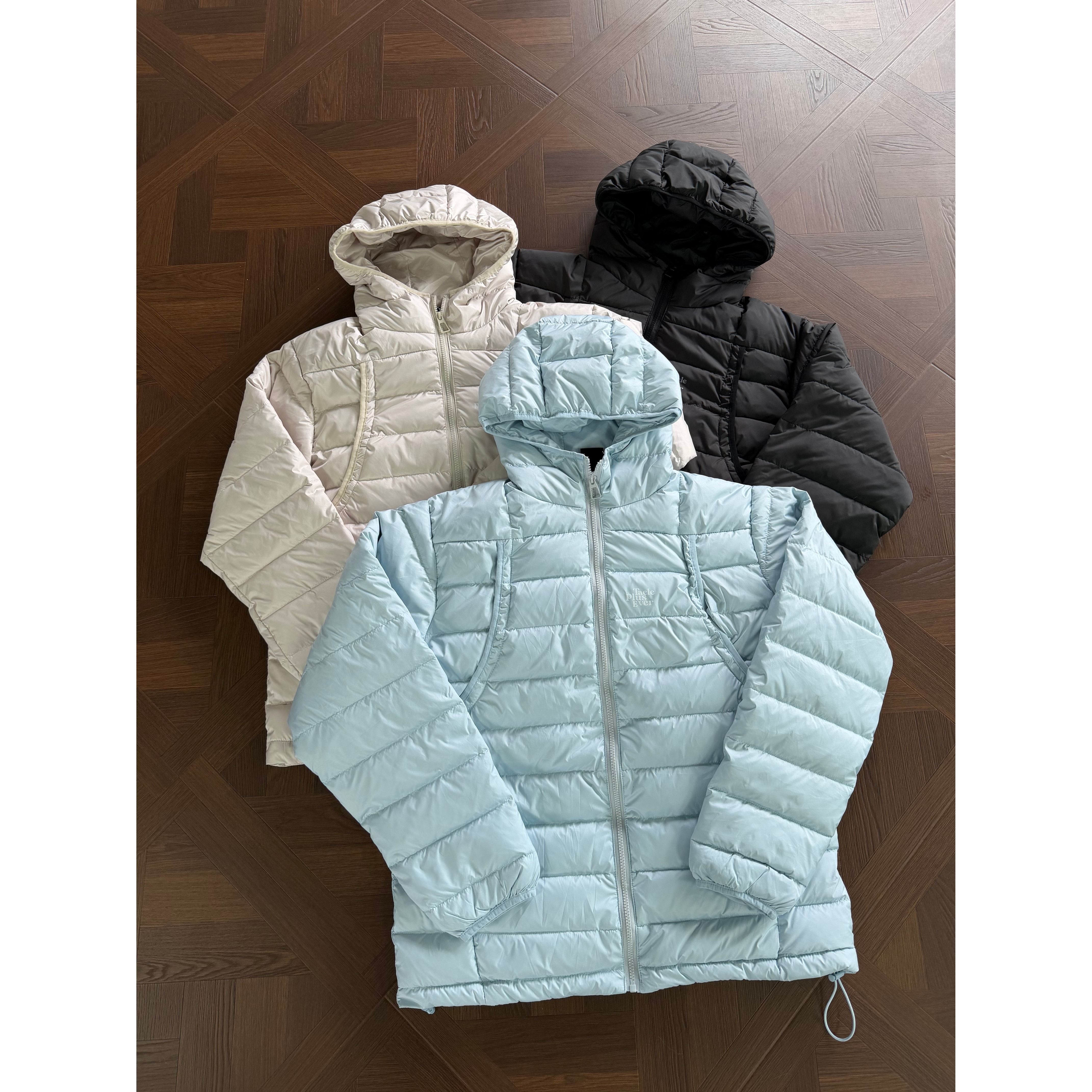 SAIMT美式半拉链连帽羽绒服男