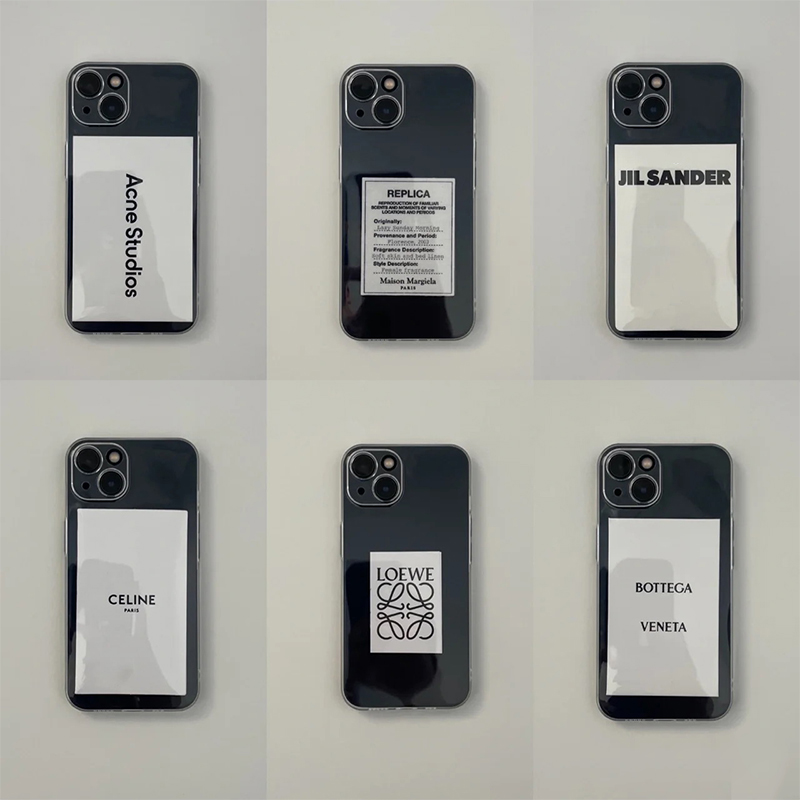 ins风白色卡片适用iPhone17Promax手机壳16简约15情侣14/13/12潮11pro防摔8p软mini标签XR