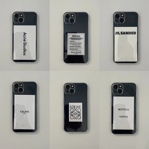 ins风白色卡片适用iPhone17Promax手机壳16简约15情侣14/13/12潮11pro防摔8p软mini标签XR