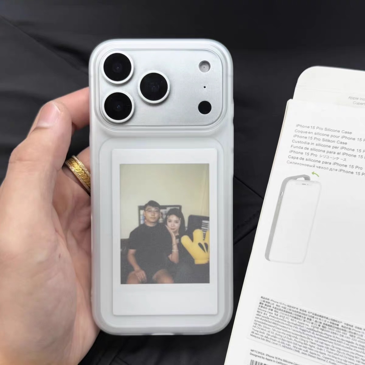 雾感磨砂苹果17promax手机壳适用16苹果15超薄13定制拍立得图片12防指纹硬壳15Pro简约14plus透明