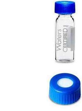 沃特世瓶 2mL 瓶玻璃 色谱气相 带刻度 白色书写区域 顶