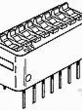 TE 435640-5 Connectivity 8路表面贴装DIP和SIP开关 SPST 摇臂执