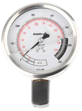 Enerpac GF20B Enerpac模拟压力计700巴 底部入口 外径100毫米
