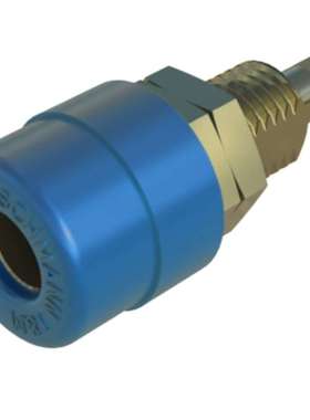 Hirschmann 930176702 赫希曼测试与测量 蓝色母香蕉插座 4毫米连