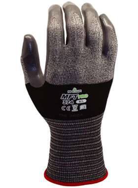 Showa SHO3743 昭和MFT Pro 374 黑绿色微纤维穿刺与防撕裂手套 L