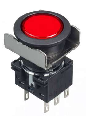 Idec LB6B-M1T6LR 红色圆形按钮开关