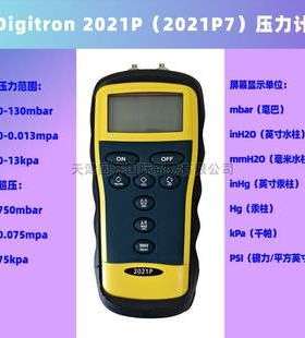 Digitron 2021P压力计2端口0-130mbar13千帕0.013Mpa 超压750mbar