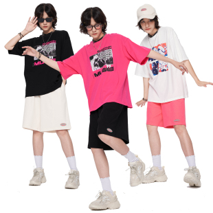 MuseDash休闲中裤宽松纯棉裤子日系夏装帅气动漫游戏周边