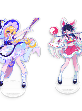 Muse Dash×东方Project 灵梦魔理沙立牌 喵斯快跑官方周边