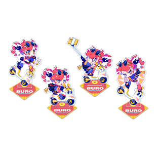 MuseDash 道士布若 Q版战斗小人亚克力立牌 喵斯快跑官方周边