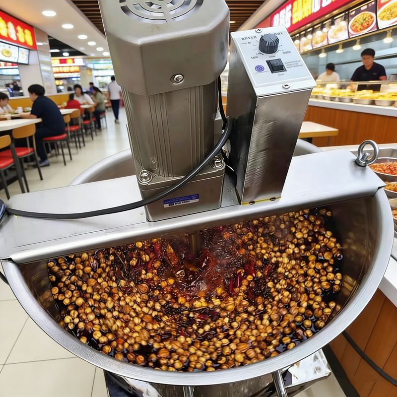 炒料机全自动商用火锅炒料机豆瓣酱麻辣烫凉虾粉糕搅拌熬酱不糊底