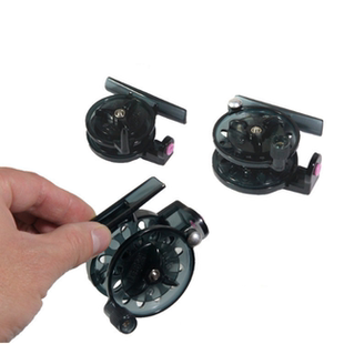 金飚王特价促销鱼线轮前打轮塑料手竿中通渔线轮冰钓轮冬钓飞钓轮