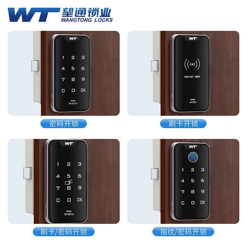 智能密码更衣柜子锁柜门锁电子感应鞋柜安全储物柜锁抽屉锁1703-A