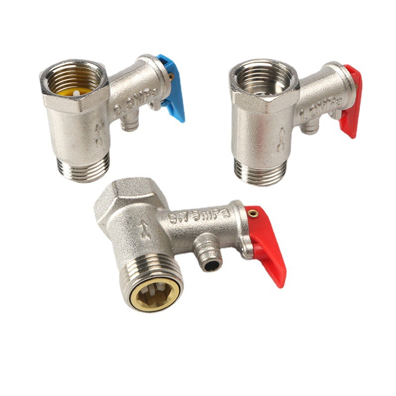 电热水器减压阀DN15 铜0.75mpa安全阀泄压阀 家用4分 厂家