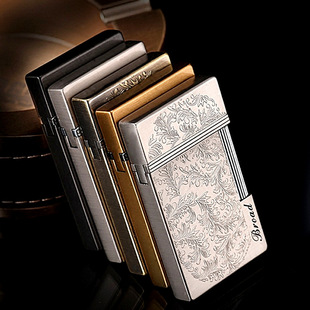 BD313浮雕富贵花合金打火机创意个性明火金属妙音朗声纤巧机砂轮