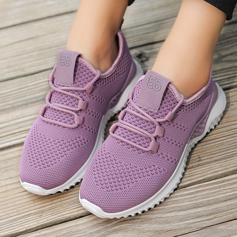 名牌2020春秋新款女鞋轻便运动韩版跑步鞋网面弹力休闲鞋潮鞋