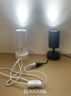 三色调光LED插头式坐地灯背景照明带遥控无极调光可移动落地射灯