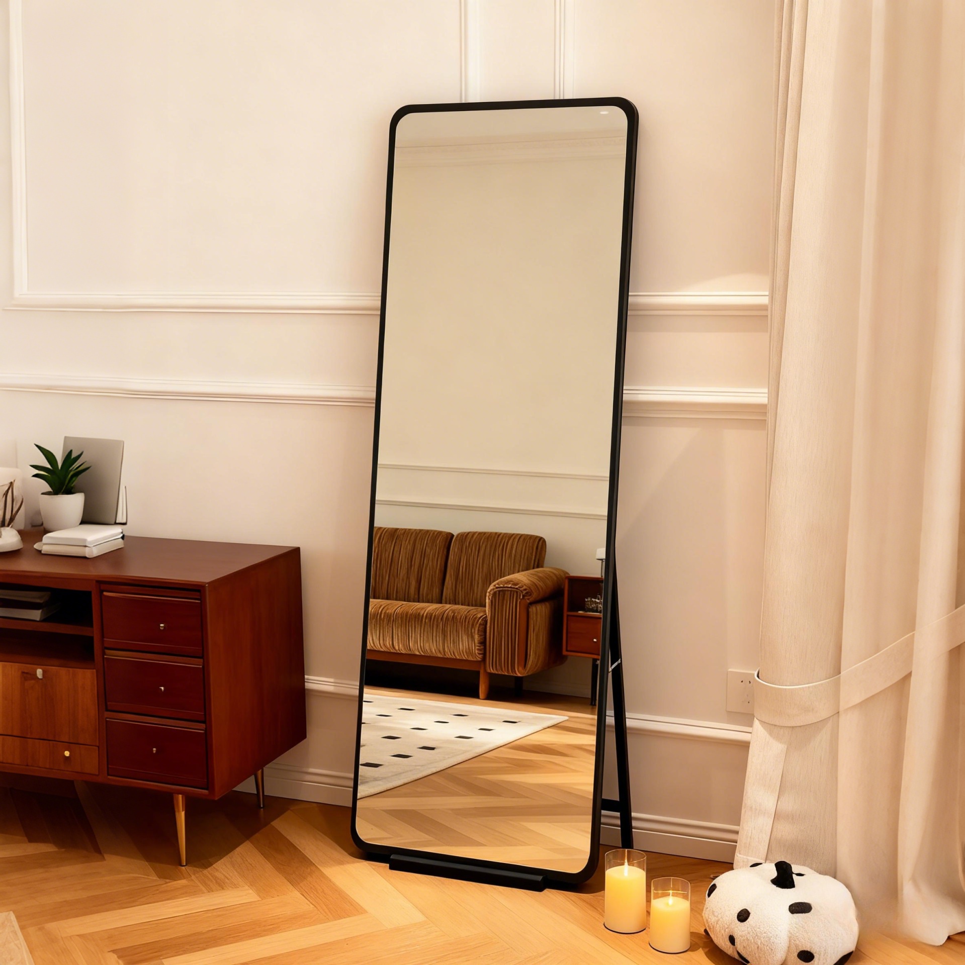 和荣轩中古风简约挂立两用穿衣镜