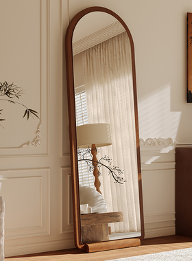 中古全身镜落地镜家用轻奢高级镜子挂墙穿衣镜女生卧室简约试衣镜