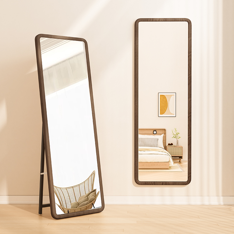 全身镜落地镜家用实木