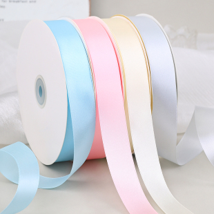 2.5cm礼品鲜花烘焙生日蛋糕盒包装 丝带手工DIY花束彩带蝴蝶结绑带