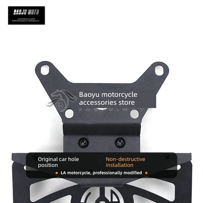 适用于铃木Gsx250R黑武士改装Led转向灯综R合车牌架短尾车牌架