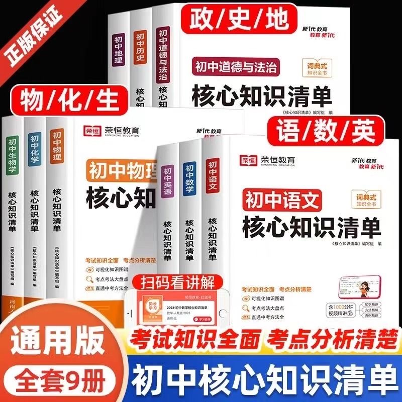 初中基础知识大盘点小四门