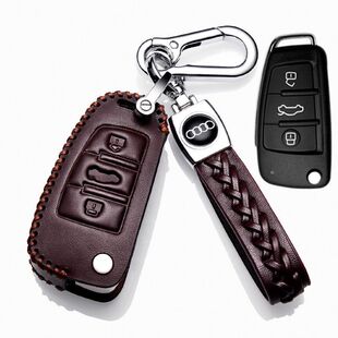 2023款奥迪Q3钥匙套专用Q3 40T时尚45四驱豪华35进取型真皮包22扣