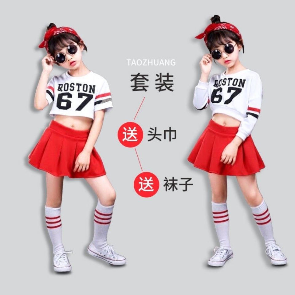 发光吧少年演出服幼儿园啦啦操舞蹈服六一儿童节嘻哈爵士舞表演服