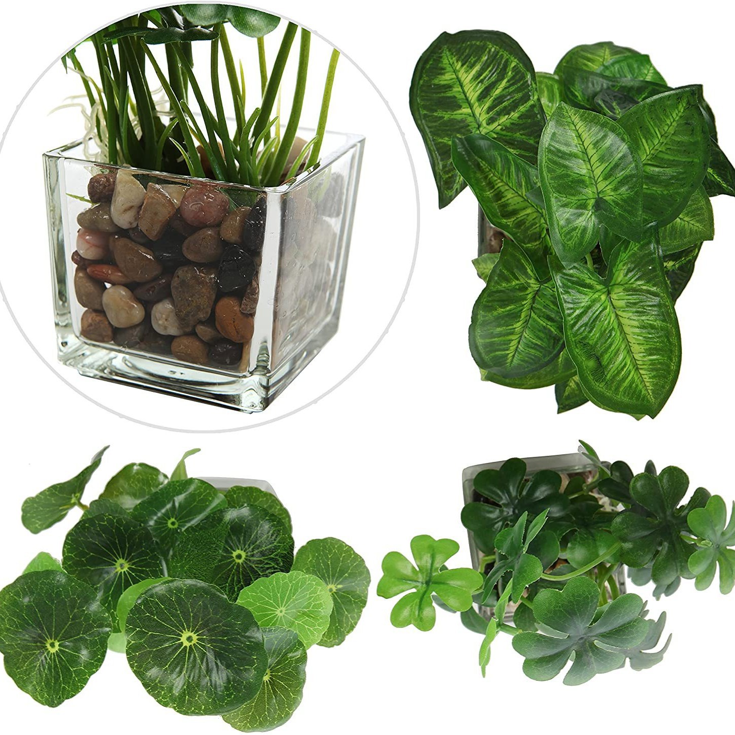 ins现代简约盆景北欧仿真植物家居装饰客厅办公室摆件绿植小盆栽