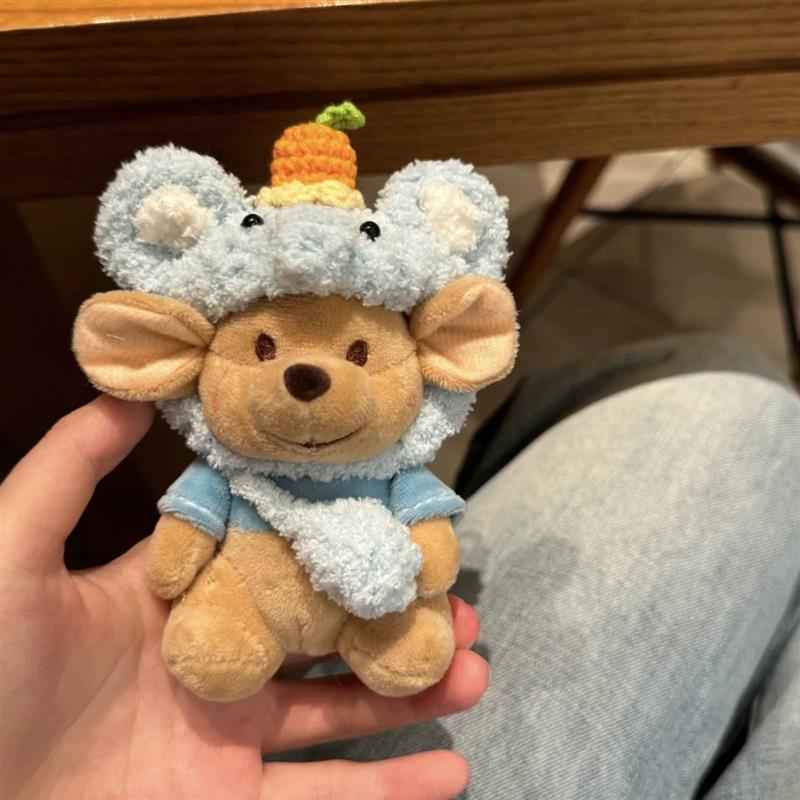 小豆站姿毛绒玩偶包挂件可爱公仔挂件女生礼物车钥匙扣新年礼物