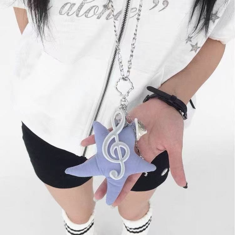 y2k亚文化配饰ins星星项链&挂件小众音符设计项链原创挂饰