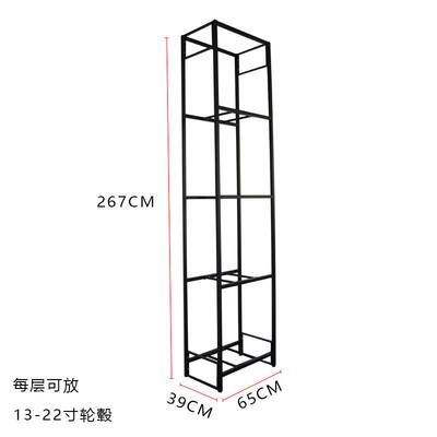 销轮毂4层4S店三层陈列架改装展架汽车改装展示架轮圈货架胎铃厂