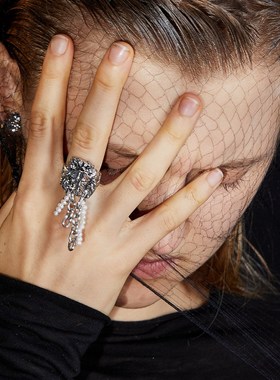 THEOGONY众神记狮头流苏开口戒