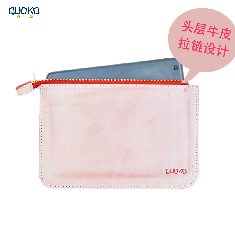 苹果ipadmini4air3牛皮保护套