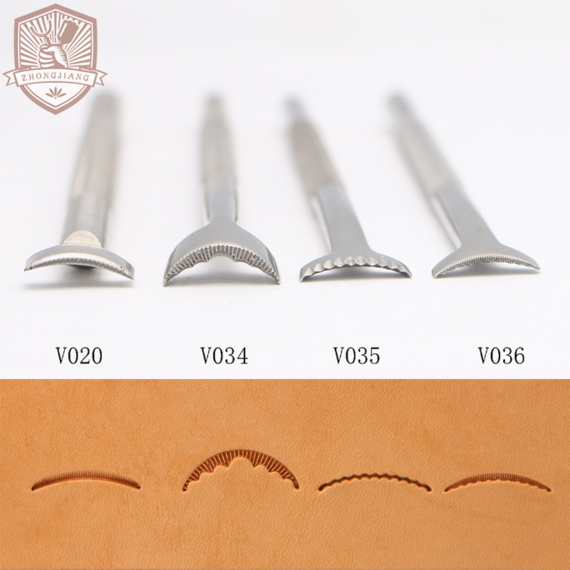 不锈钢皮雕印花修饰叶工具
