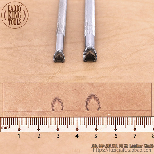 巴里金手工皮雕印花工具花边